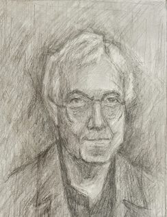 Remy Aron, artiste peintre, président de la MDA, et auteur de ce discours (très) instructif